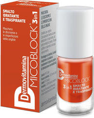 Microblock 3 en 1 Esmalte de uñas para hongos en las uñas Remedio para uñas de color naranja oscuro contra hongos en las uñas 5 ml 16 colores