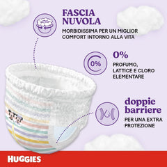 Huggies Ultra Comfort, Pañales tipo panty, talla 5 (12-17 kg), paquete de 68 pañales tipo panty