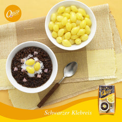 ARROZ Q | Arroz pegajoso negro de grano largo de Tailandia | Aromático con un delicado toque de nuez | Ideal para postres de curry, sushi y mochi | 1x1kg