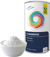 Raab Vitalfood® D-Mannose Pulver (220 G) - Frei Von Zusätzen, Vegan, Glutenfrei, Gut Löslich, Mit Meßlöffel in Der Dose, Vorratspackung, 100% D-Mannose (Gewonnen Aus Mais) Indulcitori Naty Shop 220 G (1Er Pack)