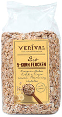 Fulgi Verival din 5 cereale - organici, pachet de 6 (6 x 500 g)