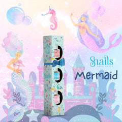 Snails Kids Set de regalo de esmalte de uñas 510407, Mini sirena 3x5ml, a base de agua, lavable, seguro, vegano