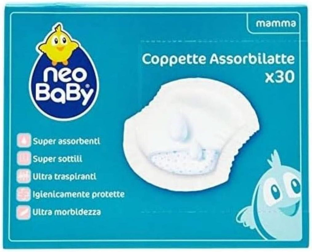 Neo Baby, Vasos de absorción de leche materna, 30uds Alimentación y Accesorios Lactancia Tienda Bebe Naty