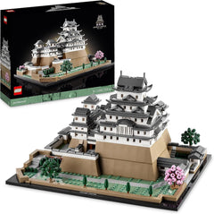 LEGO Architecture Kit de Modelo del Castillo Himeji para Adultos Colección Landmark Juego de Abanico de Jardinería Creativa y Cultura Japonesa con Árbol de Cerezo en Flor Regalo para Él y Ella 21060 Juegos de Construcción Besuche den LEGO-Store Single