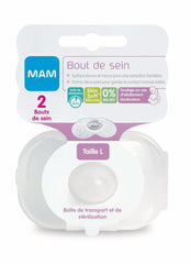 MAMÁ | Cubrepechos - Set de 2 protectores de pecho de silicona (talla L, 23mm) Accesorios Alimentación y Lactancia Tienda Bebe Naty