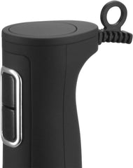 Emerio HB-111446 Batidora de pie, TESTSIEGER Preis/Leistung, Gummierter Rutschfester Griff, Edelstahl, Bpa-Frei, Schwarz, 250W Cocina Naty Shop