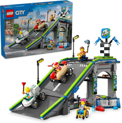 LEGO City No Limits: Carrera de Jabonera con Rampa - Juguete de construcción para niños y niñas a partir de 6 años - Set con 2 cajas de jabón y 4 minifiguras de Corredor - Idea de regalo para niños 60460 Juegos de construcción Besuche den LEGO-Store Default title