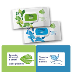 MilleusiPiu Maxi con tapa, 64 toallitas húmedas, 64 unidades