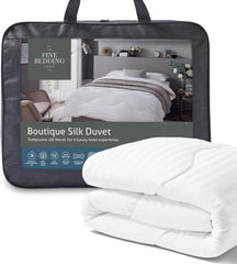 Plapumă de mătase Boutique, lenjerie de pat de lux, lavabilă la mașină (13,5 Tog, pat dublu) Plapumi si pilote Naty Shop 13.5 Tog Pat dublu