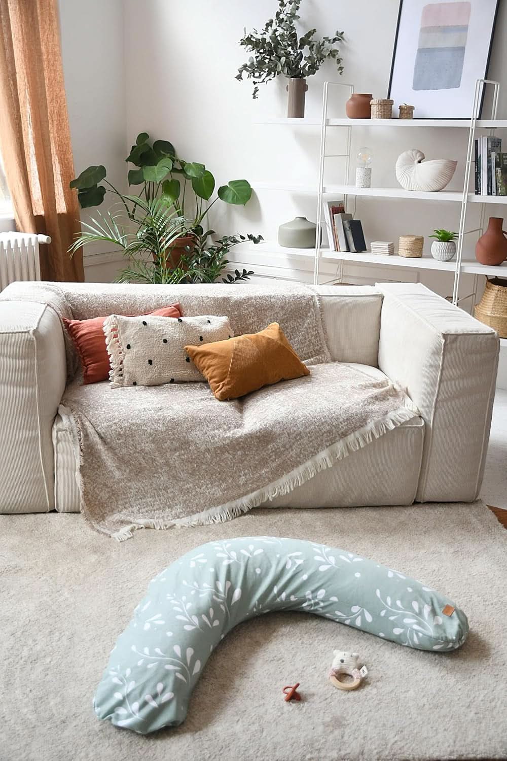 BÉABA, Big Flopsy, perna de alaptare multifunctionala, dormit, alaptare, sprijin optim, relaxare, confort Accesorii Hrana si Alaptare Bebe Naty Shop