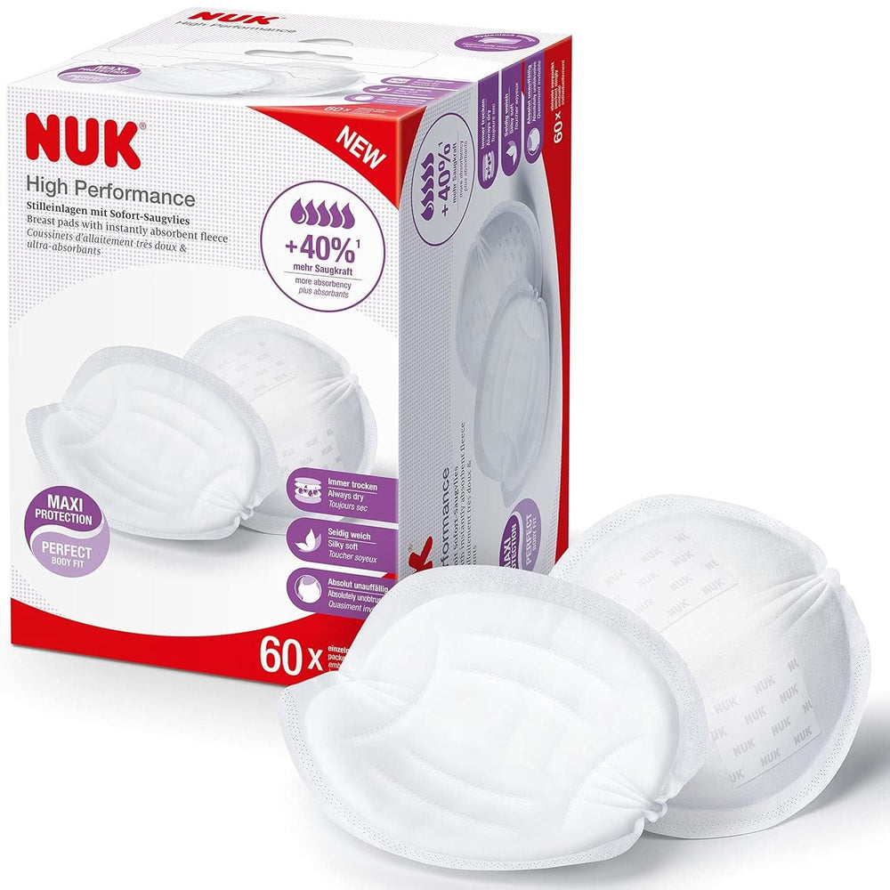 NUK Einweg-Stilleinlagen Mit Sofort-Saugvlies de alto rendimiento | Einlagen Zum Stillen | Embalaje incluido | +40% más potencia de succión | 60 Stück Alimentación Bebé y Accesorios Lactancia Naty Shop 60 Stück High Performance
