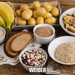 Avena Weider Gourmet (1,9 kg) sabor brownie. Avena integral. Fuente de proteínas baja en azúcar.