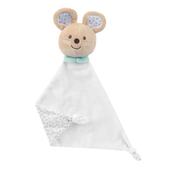 Chicco, Set Cadou Naștere My Sweet Doudou, Pătură DouDou Moale, Suzetă din Velur, Inel de Dentiție cu Elefanți în Relief, Idei de Cadou pentru Nou-născuți de la 0 Luni