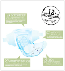 Pure & Nature Pañales Orgánicos Talla 6 XL (17-28kg) Mensual Caja 84 Pañales Orgánicos