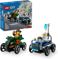 Avión LEGO City vs. Juego de coches de carreras en cama de hospital - Jabonera de juguete para niños y niñas a partir de 5 años - Juego de construcción con 2 minifiguras - Regalo de cumpleaños y vacaciones 60459 Juegos de construcción Besuche den LEGO-Store Default title