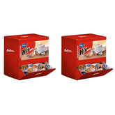 BAHLSEN Hit Minis 975g - Display de tejghea cu aproximativ 150 de pachete porționate, mini biscuiți dubli cu umplutură delicioasă de cremă de cacao, ideali cu cafea, biscuiți cu ciocolată (pachet de 2)