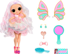 LOL Surprise! Seria OMG Eye Spy - Zână – Include 1 păpușă cu ținută și accesorii, rezolvare de puzzle-uri și descoperire surpriză, 4 păpuși de colecție