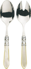 Bugatti ALCAM-N4214/15 Ensaladeras Aladdin, color marfil, 2 piezas Cocina Naty Shop