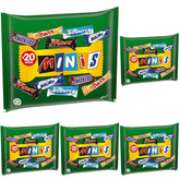 Minis mixtos, Snickers, Bounty, Twix, Milky Way, paquete a granel de chocolate, un paquete (1 x 400 g) (paquete de 5)