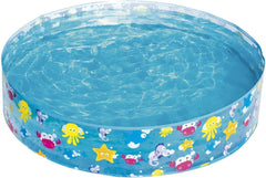 Piscina Infantil Bestway FillN Fun, Sparking Sea, 122 x 25 cm, BW55028, Multicolor, 122 x 122 x 25 cm