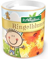 Semillas de caléndula Chrestensen Colorful Mix - Semillas polinizadas libremente 30 g para aprox. 25m² - Coctelera para niños de jardín