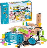 BRIO Builder 34591 Motor-Konstruktionsset 120 TLG. - Set mit Motor zum Konstruieren von Hubschraubern, Autos und beweglichen Objekten Builder Konstruktionssystem - Für Kinder ab 3 Jahren