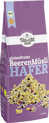 muesli de ovăz hof cu fructe de pădure, fără gluten (425 g) - Bio