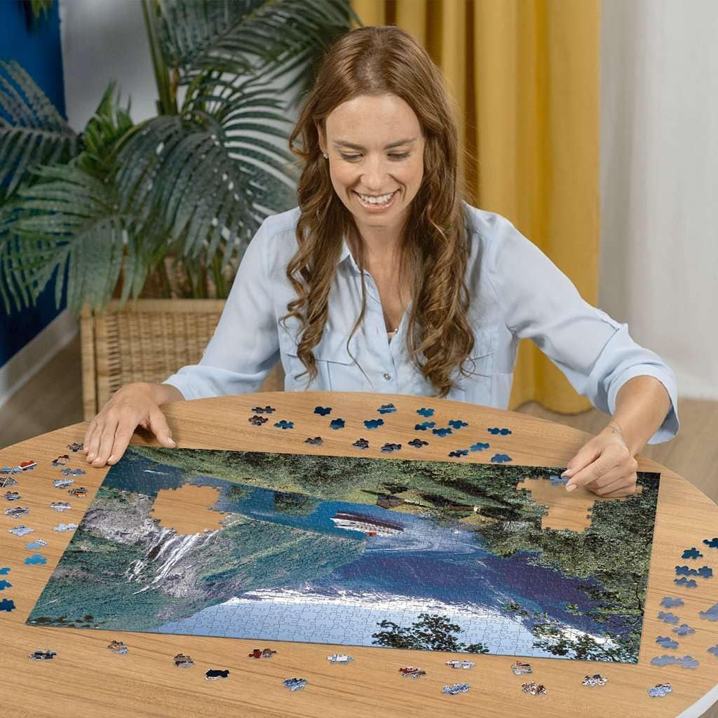 Ravensburger Puzzle 12000475 - Norwegian Fjord - Puzzle de 1000 de piese pentru adulți și copii de la 14 ani, puzzle cu peisaj norvegian Puzzle Naty Shop