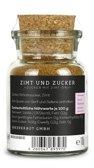 Ankerkraut Zimt & Zucker, 100 g en vaso de corcho