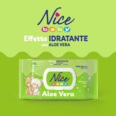 Toallitas limpiadoras para niños y bebés - con aloe vera y aceite de argán - testadas dermatológicamente - valor de pH fisiológico - formato maxi: paquete de 72 toallitas - Nice