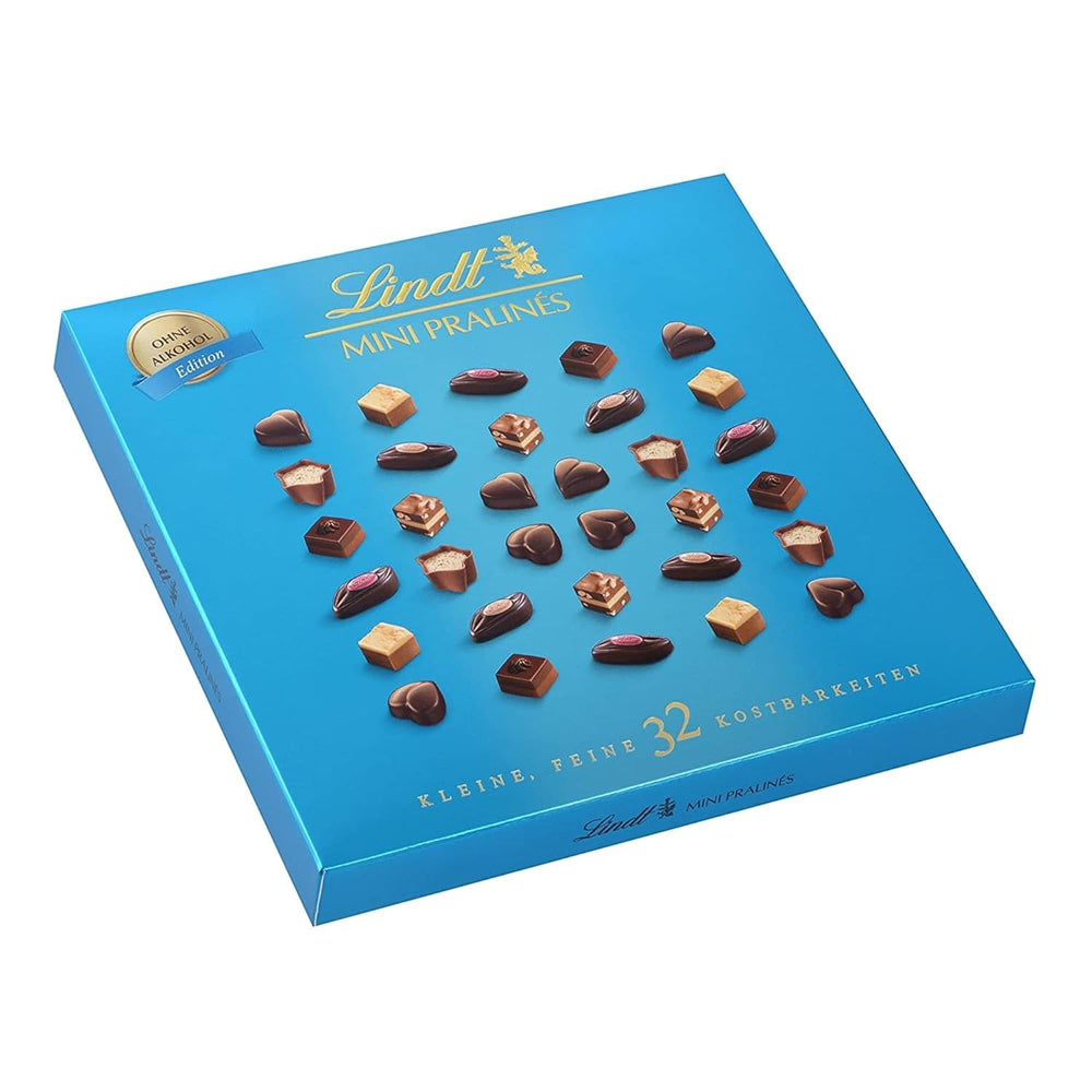 Chocolate Lindt - Mini bombones | 2 x 155 g | Cajas de 32 bombones, cada uno en 5 deliciosos surtidos, sin alcohol | Regalo de chocolate | regalo de chocolate