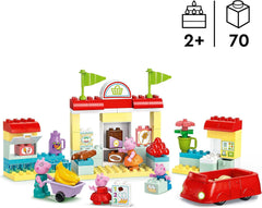 LEGO DUPLO 10434 Supermercado de Peppa: juguete y juego educativo creativo, regalo para niños y niñas a partir de 2 años, fomenta la destreza Juegos de construcción Besuche den LEGO-Store
