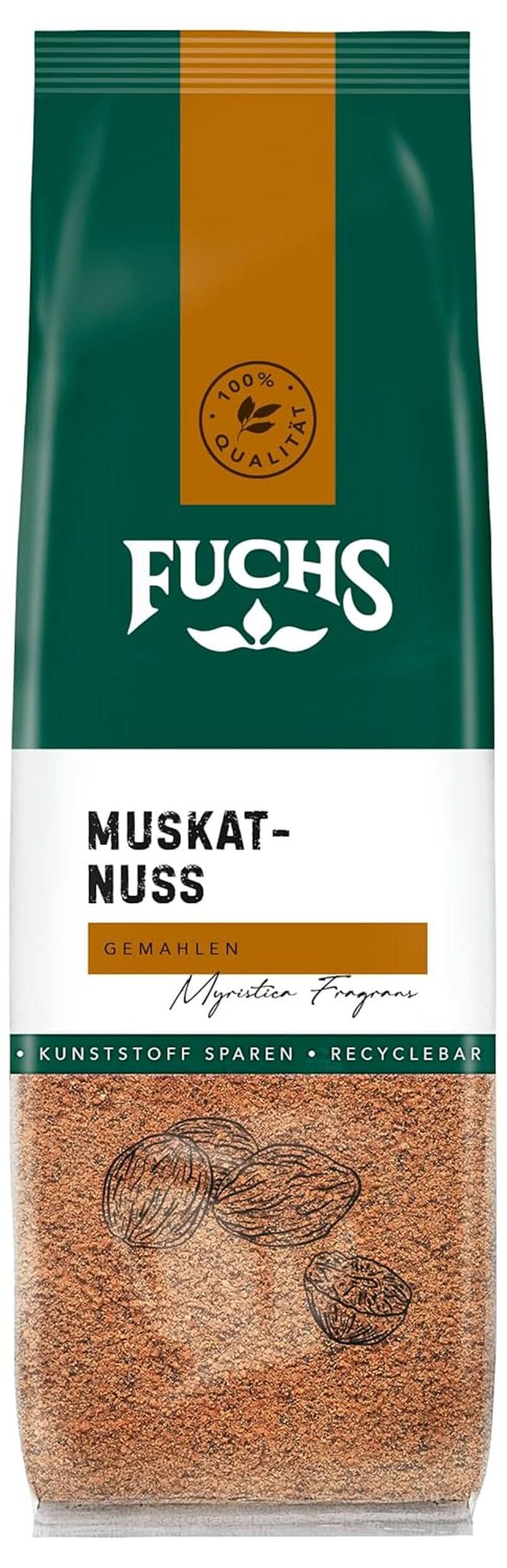 Fuchs - Nuez moscada molida, 50 gramos Condimente Naty Shop