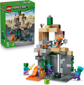 LEGO Minecraft Zombieverlies - Bauspielzeug für Rollenspiele - Minecraft-Spielset für Jungen und Mädchen ab 8 Jahren mit 3 Zombies, einem Krieger und Videospielzubehör - 21587