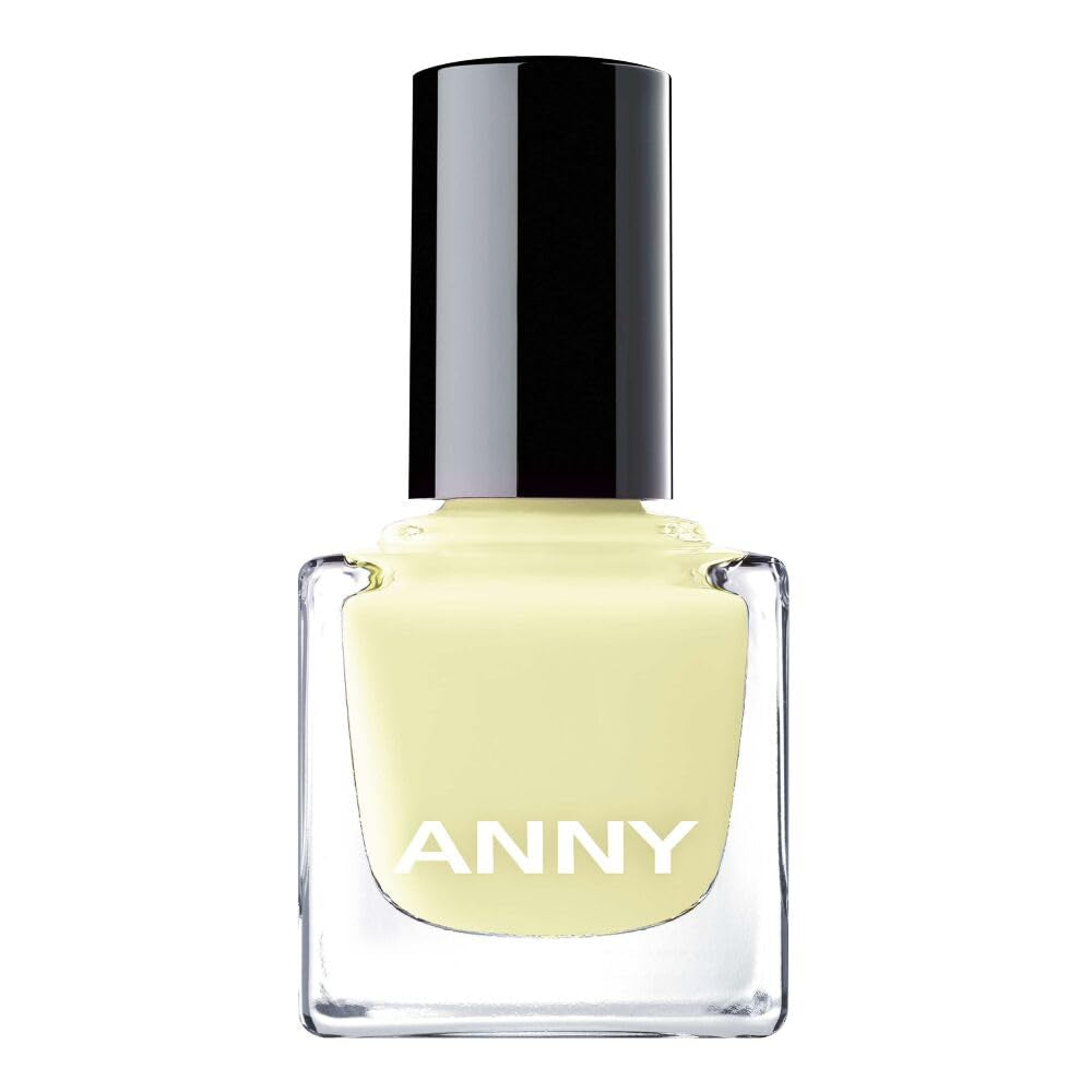 ANNY Nail Polish - Esmalte de uñas de color de alta calidad, duradero, resistente a las astillas y de secado rápido, color: Lemon Talk - 15 ml