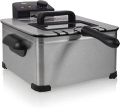 Freidora Tristar, 1 cestillo grande y 2 cestos pequeños, termostato regulable, zona de enfriamiento, 5 litros, 2000 W, FR-6949 Electrodomésticos Naty Shop Default Title