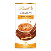 Lindt Schokolade Creation Crème Brûlée Tafel | Crème Brûlée Füllung Mit Knusprigem Karamell, Umhüllt Von Feinster Vollmilch-Schokolade | Schokoladentafel | Schokoladengeschenk, 150G Naty Título predeterminado de la tienda