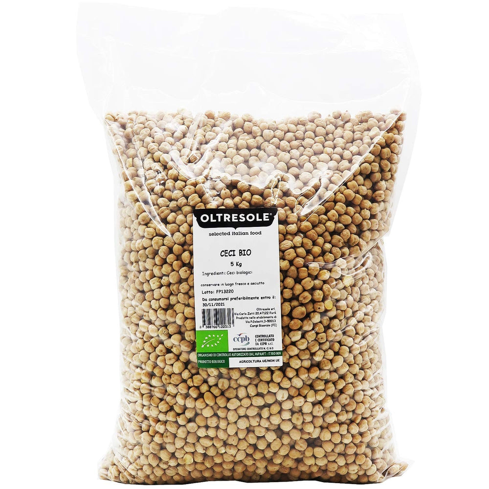 , 5 kg Garbanzos Ecológicos, Legumbres Secas Ecológicas de Cultivo Controlado, Cereales Naty Shop Default Title