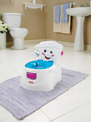 Fisher-Price Meine Erste Toilette, Baby Töpfchen, Mit Musik & Lustigen Sätzen, Tragbare Baby Toilette, Abnehmbarer Toilettenaufsatz, Deutsche Version, Ab 1 Jahr, P4326 Accesorios Alimentación y lactancia Bebe Naty Shop