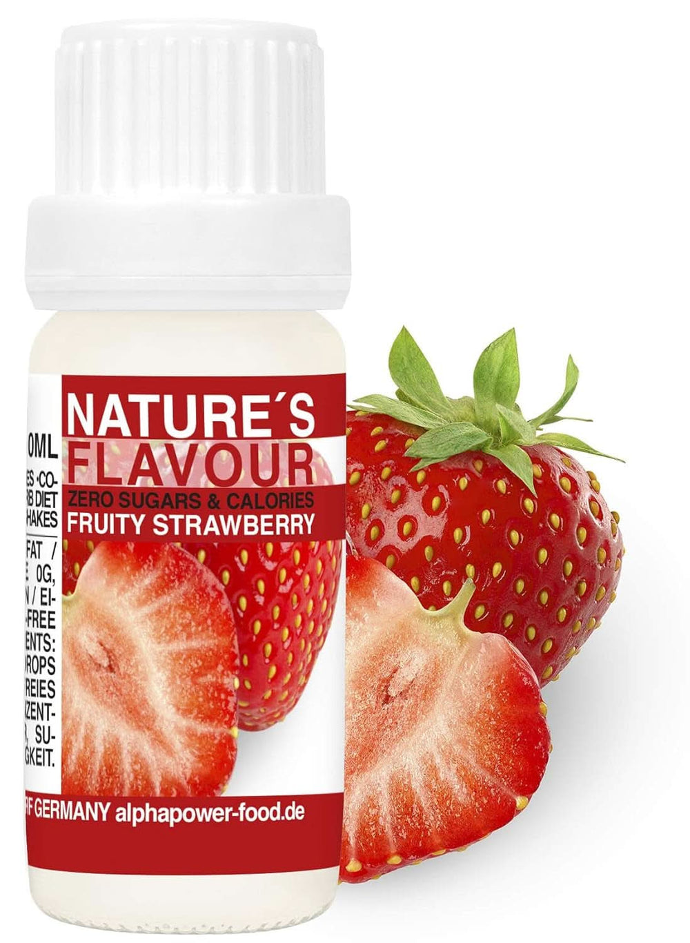 Flavour Drops, diverse sortimente, arome alimentare naturale Arome Naty Shop 10 ml Capsuni