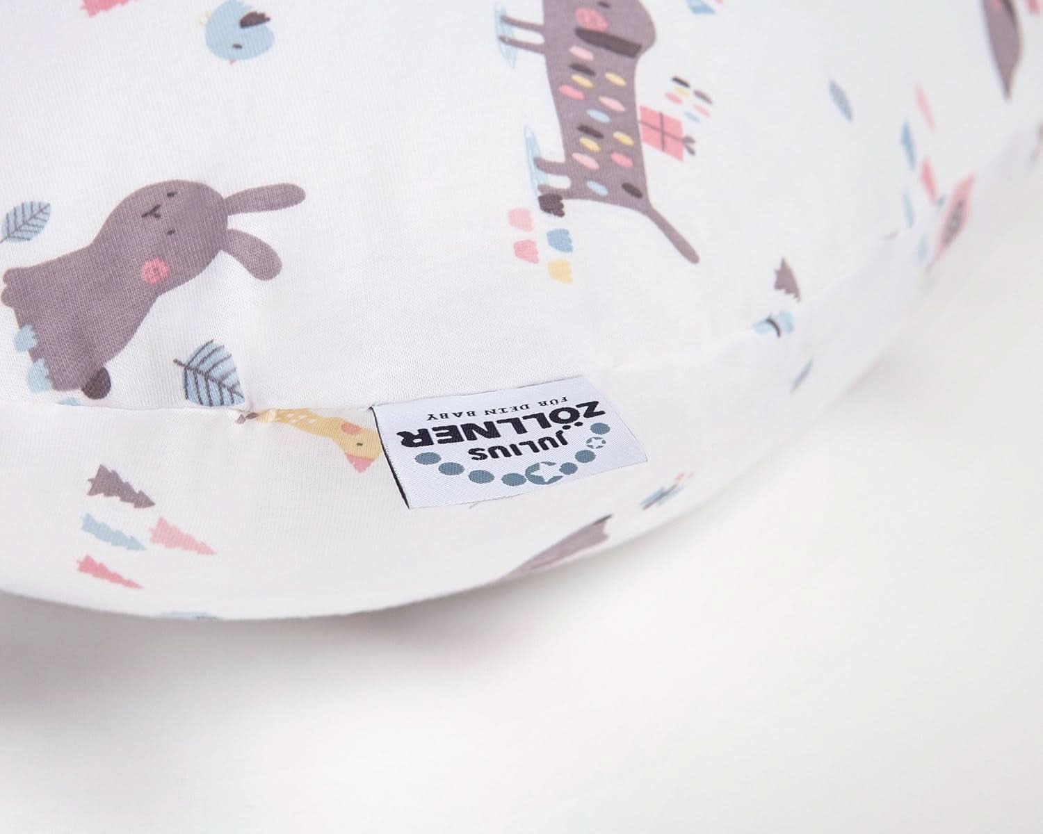 Julius Zöllner pernă de alăptare din jersey aprox. 190 cm | umplutură 42 litri microperle Eps | Fabricat în Germania | capac din jersey 100% bumbac Accesorii Hrana si Alaptare Bebe Naty Shop