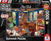 Schmidt Spiele 59977 Puzzle secret, Atelierul tatălui, puzzle jigsaw 1000 piese Puzzle Naty Shop Titlu implicit