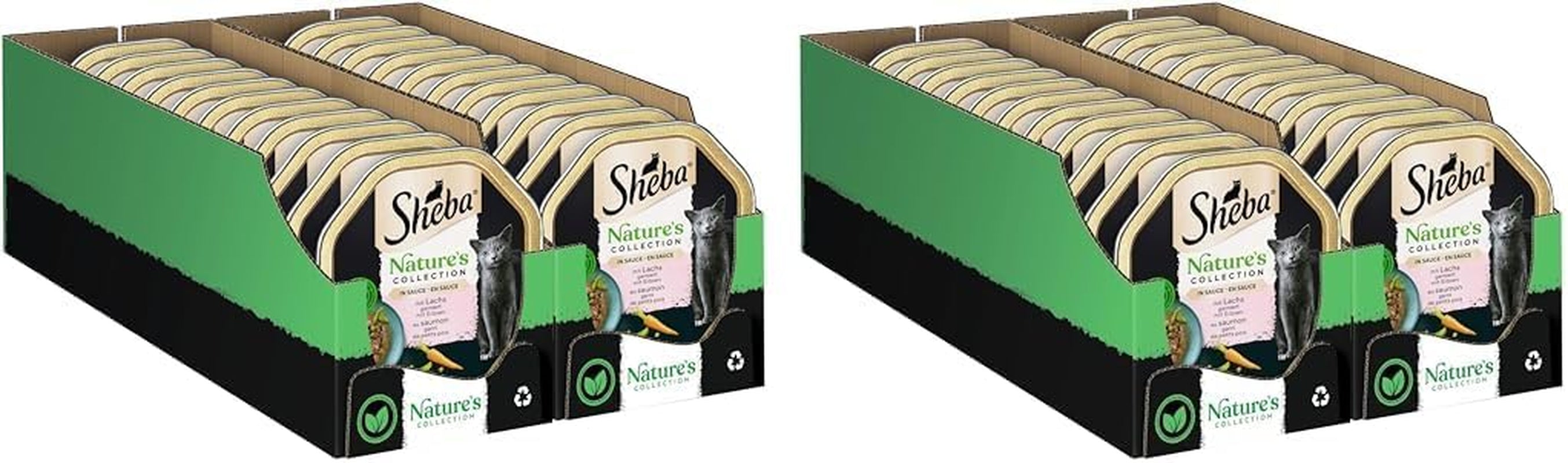 Sheba Nature`S Collection in Sauce - Cea mai fină hrană umedă pentru pisici în bol - Poultry Variation - 32 X 85G