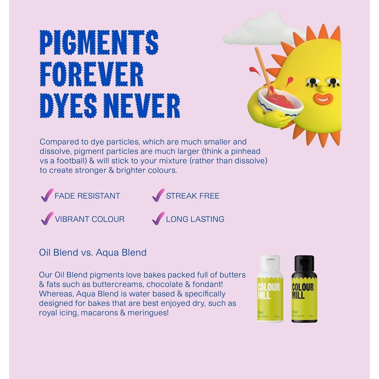 Colorant alimentar Colour Mill Aqua Blend Concrete: Colorant alimentar lichid pe bază de apă - 20 ml