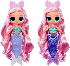 jajaja ¡Sorpresa! Preadolescentes - Sirena Lola Waves - Muñeca de moda con cola que cambia de color, aleta móvil y bonitos accesorios - juguete para niños y coleccionistas a partir de 4 años Naty Shop Dolls