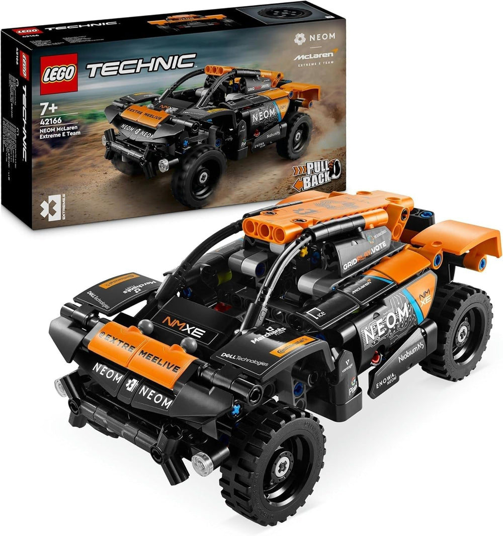 LEGO Technic NEOM Mclaren Extreme E Juego de coches de carreras, juguete motorizado para niños, coche de viento para construir, regalo técnico para niños y niñas de 7 años 42166 Juegos de construcción Besuche den LEGO-Store Single