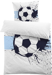 Ropa de cama niño, futbol, microfibra poliéster Ropa de cama infantil Naty Shop Modelo 1 135X200 Cm + 80X80 Cm