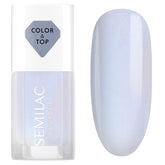 Esmalte de uñas Semilac Top Classic AZUL HOLO GLAZED 7 ml