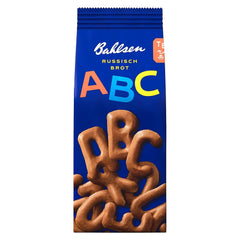 Pâine rusească ABC Bahlsen - Pachet de 12 - Fursecuri crocante în formă de literă (12 x 100g)
