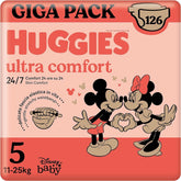 Huggies Ultra Comfort, talla 5 de pañales (11-25 kg), diseño Disney, 126 piezas Mother and Baby Naty Shop 5 (126 piezas)